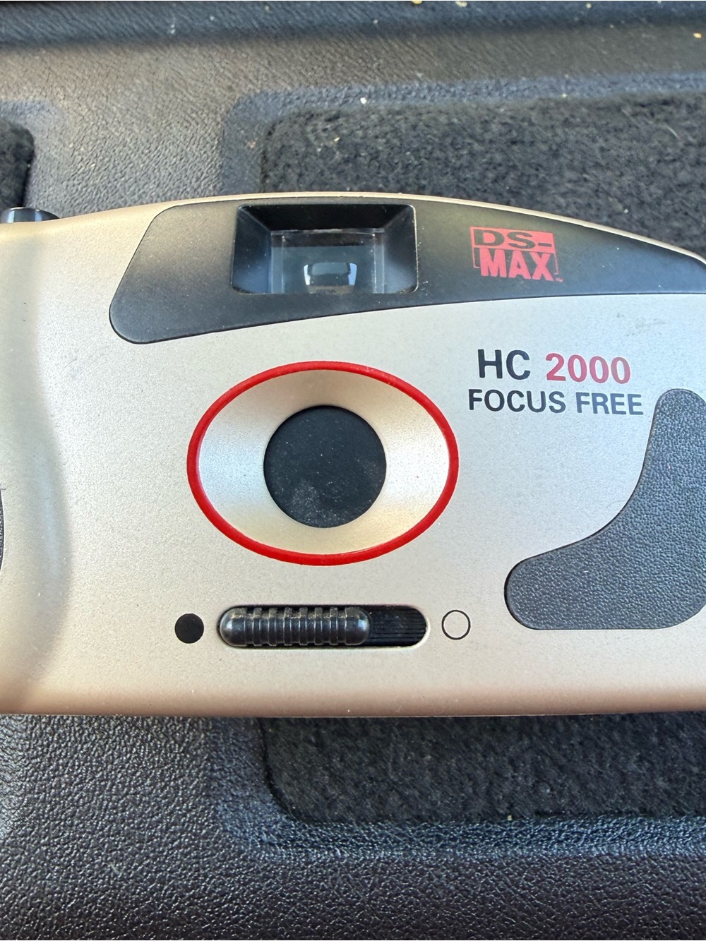 DSI MAX HC 2000 Focus Free Camera - Silver with Red Accents